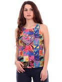 canotta yes zee multicolor da donna t278y304 