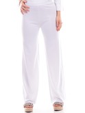 pantaloni anis white bianchi da donna a palazzo 2416085 