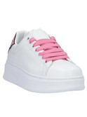 scarpe gaelle bianche e rosa da donna addict rubber patch gacaw00013 