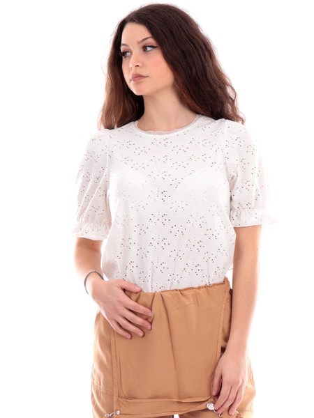 t-shirt-only-bianca-da-donna-traforata-maniche-a-palloncino-15315587