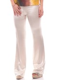 pantaloni raso manila grace beige da donna flare p026vuma 