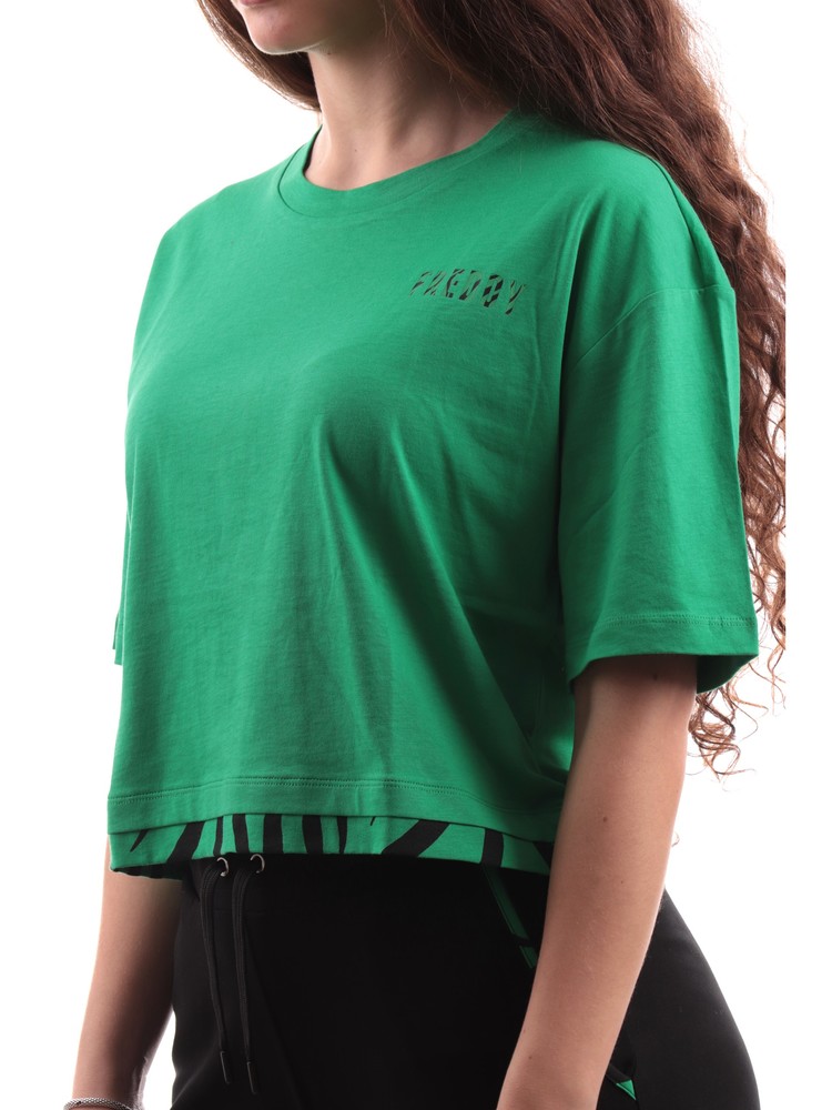 t-shirt-crop-freddy-verde-da-donna-s4wmvt3