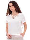 t-shirt only bianca da donna string 15315576 