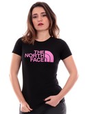 t-shirt the north face nera da donna easy nf0a87n6 
