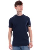 t-shirt dsquared blu da uomo banda logata d9m3s5400 