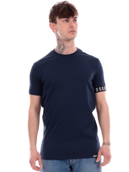 t-shirt-dsquared-blu-da-uomo-banda-logata-d9m3s5400