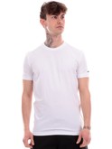 t-shirt dsquared bianca da uomo logo stampato d9m205190 