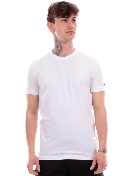 t-shirt-dsquared-bianca-da-uomo-logo-stampato-d9m205190