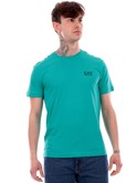 t-shirt emporio armani ea7 verde da uomo 8npt51pjm9z 