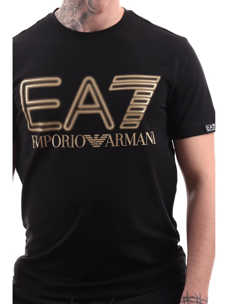 t-shirt-emporio-armani-ea7-nera-da-uomo-stampa-dorata-3dpt37pjmuz