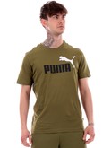 t-shirt puma verde da uomo 586759 