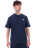 t-shirt new balance blu da uomo mt41509 