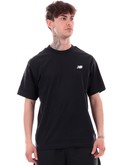 t-shirt new balance nera da uomo mt41509 