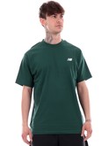 t-shirt new balance verde da uomo mt41509 