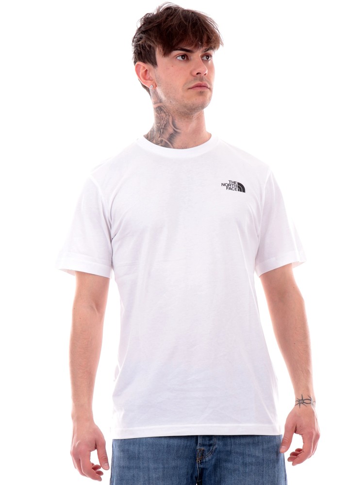 t-shirt-the-north-face-bianca-da-uomo-redbox-nf0a87np