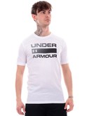 t-shirt under armour da uomo bianca con maxi stampa 13295820 