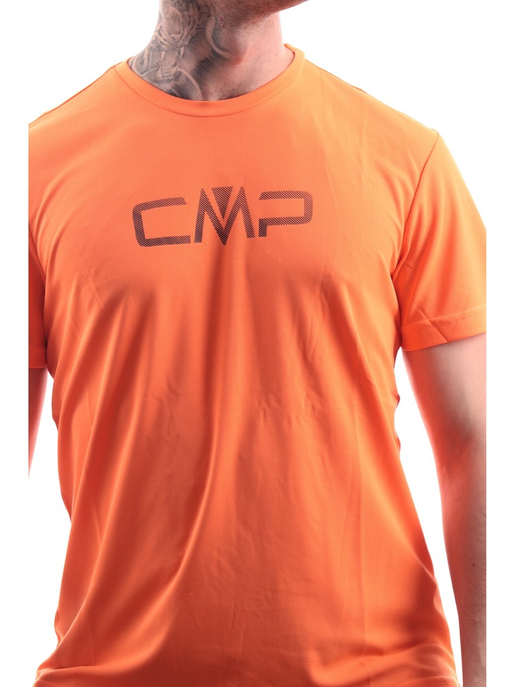 t-shirt-trekking-cmp-arancione-da-uomo-39t7117p