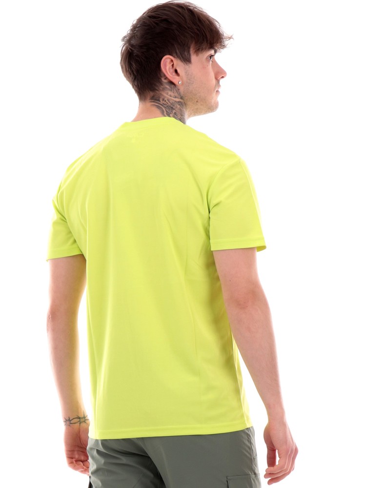 t-shirt-trekking-cmp-gialla-da-uomo-39t7117p