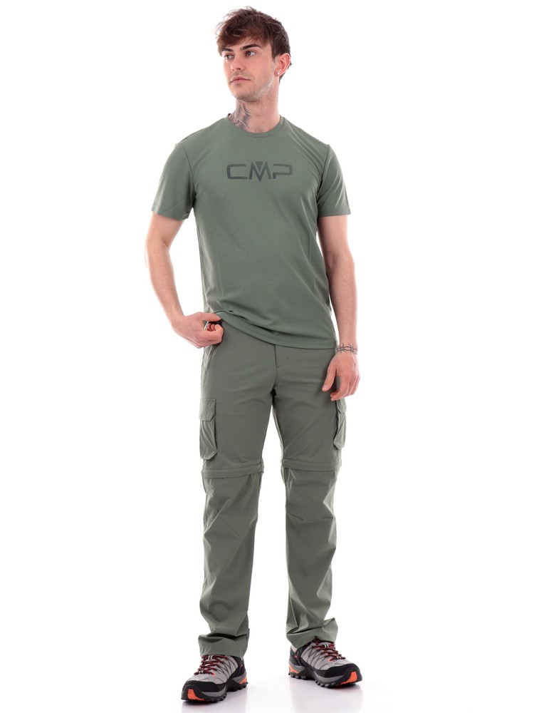 t-shirt-trekking-cmp-verde-da-uomo-39t7117p