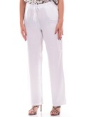 pantaloni only bianchi da donna in lino 15322263 