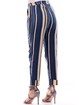 pantaloni-yes-zee-blu-da-donna-a-righe-p352j6002
