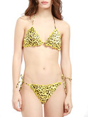 costume donna leopardato giallo 4giveness brasiliana triangolo imbottito con laccetti fgbw3734 