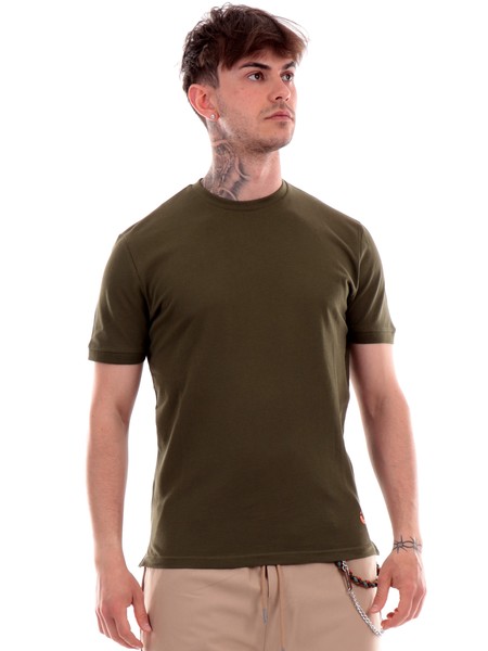 t-shirt-markup-verde-da-uomo-piquet-mk11004
