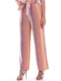 pantaloni only rosa da donna in lino 15322263 