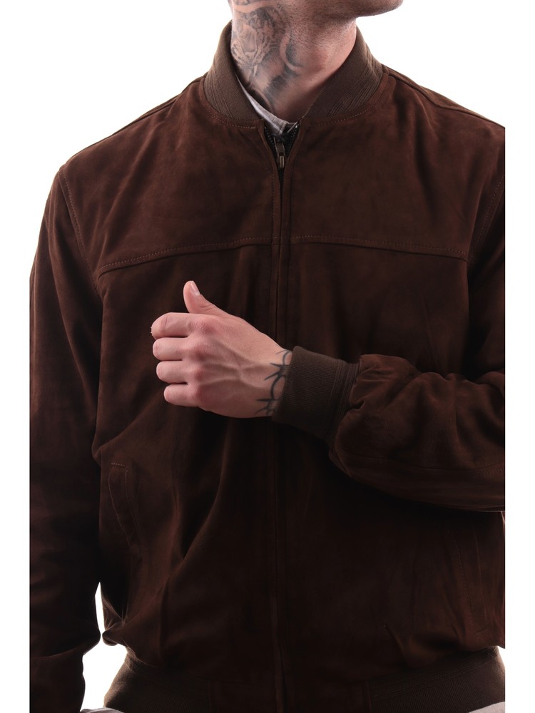 giacca-pelle-heritage-marrone-scuro-da-uomo-004cm