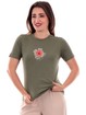 t-shirt-yes-zee-verde-da-donna-con-ricamo-t254tf000