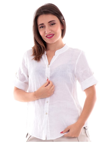 camicia-lino-bianca-da-donna-con-maniche-arricciate-e-colletto-coreana-c231yz000